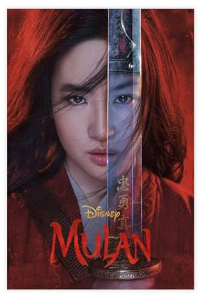 EYEZER Mulan 2020 Poster auf Leinwand, Schlafzimmer, Dekoration, Sport, Landschaft, Büro, Raumdekoration, Geschenk, ungerahmt, 30 x 45 cm
