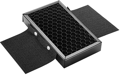 Gatuida Blitzpunktfilter Spotfilter Für Blitz Fotozubehör Wabengitter-Reflektor Mit Klettband Für Aufsteckblitz-haube