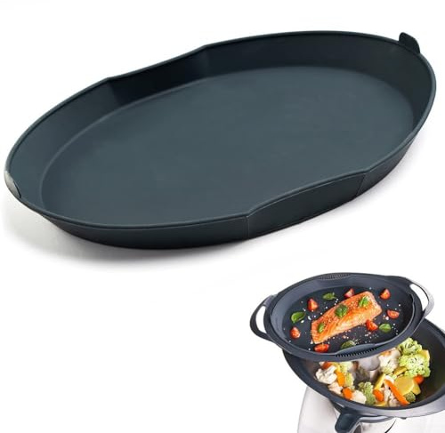 DAZZLEEX Für Thermomix TM6 TM5 TM31 TM Silikon Dampfgarer Backform für Fisch, Kuchen oder Spiegeleier im Dampfgarer