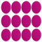 PATIKIL Parches Termoadhesivos Pack de 12 Parches de Terciopelo para Coderas y Rodilleras Kit de Parches de Reparación y Decoración para Ropa Pantalones Chaquetas Rojo Rosa