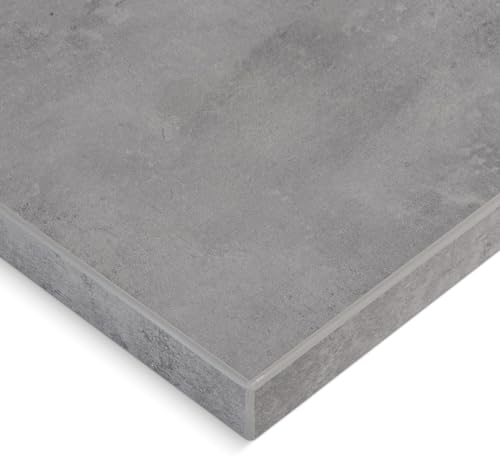 HausFux Spanplatte nach Maß - 1,9 cm stark, melaminbeschichtet, mit ABS-Kante - Made in Germany - Maßanfertigung - für Möbel- und Innenausbau (Loftec, 50 x 10 cm)