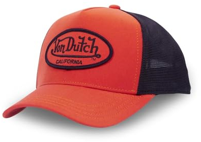 Von Dutch Kappe für Damen und Herren, Trucker-Kappe, verstellbar, rot, Einheitsgröße