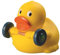Gewichtheber - Sportente - Quietscheente - Badeente - ca. 8 cm gross