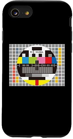 TV-Testbildschirm ohne Signal Farbmuster Hülle für iPhone SE (2020) / 7 / 8