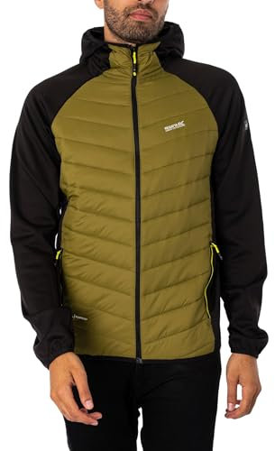 Regatta Andreson Herren Jacke, Nephritgrün/Schwarz, XXL
