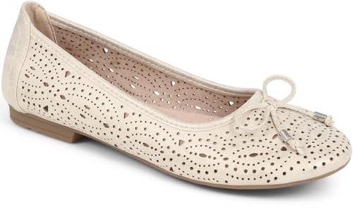 Ballet Pumps - Gold Size 8