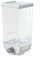 CWOQOCW Innovative Wall Mounted Dispenser, Transparent and Easy to Replenish Coffee, Nuts, Sugar (1.5L white)
