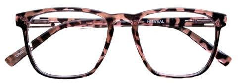 Reading Glasses Large Lens With Case Spring Hinges Designer Style Mens Womens Readers Crystal Pink Demi +2.25