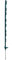 Green Electric Fence Posts 120cm (4ft) for Temporary Fencing for Gardens and Livestock, Heavy-Duty Poly Spikes for Rope, Wire, and Tape (10)