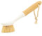 Afnax Dish Cleaning Brush with Handle Built in Scraper, Bamboo Scrubbing Brush for Pots, Pans, Dish Plates, Multiple cleaning, Kitchen Cleaning Sink