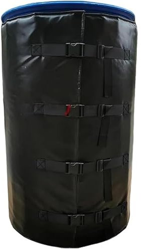 Couverture Thermique pour Barils De Pétrole, Régulateur De Température Multifonctionnel pour Chauffage De Baril, pour Tuyauterie Et Stockage De Fûts De Pétrole,001