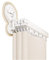 Barra de cortina de ducha telescópica, barra de cortina de ducha plegable montada en la pared, cortina de ducha resistente al agua para baño, instalación con ventosa, para RV, hotel, hogar(2-Fold)