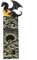anneratteryer 1 piece Lesezeichen drache Lesezeichen anime Fourth wing merch Schwarzes goldenes Drachen-Lesezeichen doppelseitiges Muster Bücherregal-Dekoration für Jungen und Mädchen Buchliebhaber