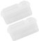 FUNNETOYU 2piezas Caja De Almacenamiento Para Queso y Contenedor Transparente Reutilizable Para Refrigerador Para Frutas y Alimentos Sliced