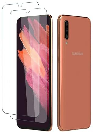 [2 Stück] für Folie Samsung Galaxy A70 Panzerglas, Frei von Staub Schutzfolie Samsung A70 Displayschutz, Kompatibel mit Hülle, Anti-Shedding Displayfolie Schutzglas