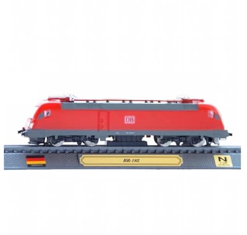 Replica Treno Scala N 1/160 Per Treno BR 182 Trenino Elettrico Statico Modello 97016 Con Binario Incluso