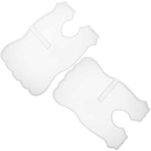 DOITOOL Moule en Silicone Blanc pour Lecture et Musique, 2 Pièces, Facile à Démouler, Multi-usages, pour Salles de Classe et Étude