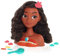 Just Play Disney Princess Moana Frisierkopf mit Zubehör, 14-teilig, schwarzes Haar, braune Augen, Kinderspielzeug ab 3+ Jahren