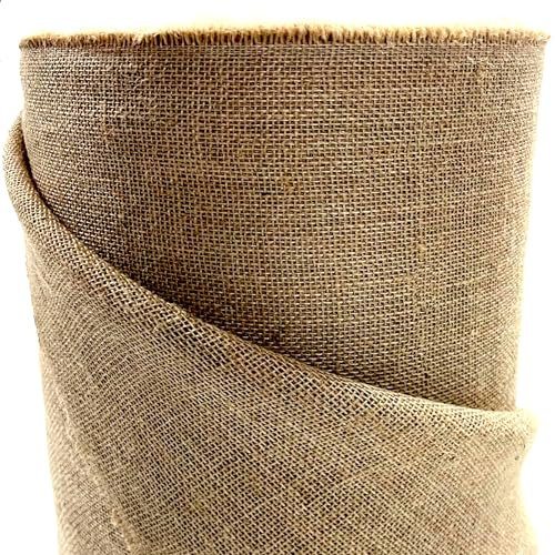 Roban Fashion Jute Stoff Jutestoff Meterware 100 cm Breit für Haus und Garten (100CMX30M)