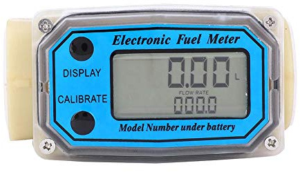 1 ″ Digitaler Turbinen Durchflussmesser, Gasöl-Durchflussmesser, Pumpen-Durchflussmesser Dieselkraftstoff Diesel-Kerosin-Leitungsrohrzähler für Chemikalien Wasser etc
