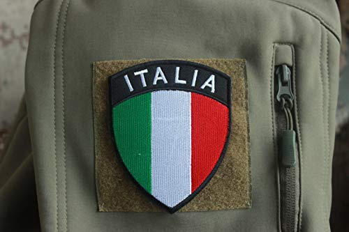 Patch écusson drapeau Italie Italie Italie couture sport militaire armée nationale pays national badge emblème pour veste, manteau, sac à dos