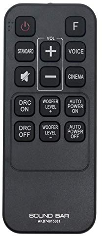 AKB74815301 Replace Remote Control - VINABTY akb74815301 Remote Control Replacement for LG Sound Bar LAS453 LAC553B LAS454B LAS260B LAS453B S55A3-D