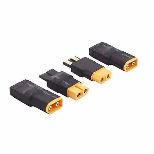OliRC 4 St. XT60 XT-60 zu Traxxas TRX Stil Männliche Weiblichen Stecker Adapter(C155-4)