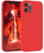 EAZY CASE - Silikonhülle für iPhone 12 Pro Hülle Silikon Case Rot weich stoßfeste Handyhülle iPhone 12 Pro Schutzhülle mit Kameraschutz Dünn Premium Schutz Cover TPU Phone Bumper in Rot