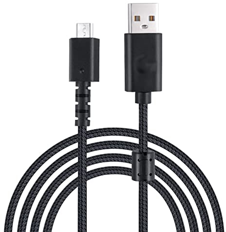 HUYUN Taoric Ersatz Kabel kompatibel für Logitech G633 G633S G933 G933S Headset, auch kompatibel für Logitech G813 G815 G913 G915 TKL Tastatur (6,5 ft)