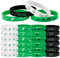 24 Pz Braccialetti Silicone Calcio Braccialetto Motivazionale Silicone Bracciale Sport Gomma Decorazioni Festa Calcio Gadget Compleanno Partita Calcio Fischietti
