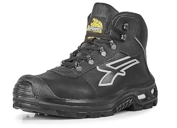 U-Power - Chaussures de sécurité hautes ultra résistantes SILVER - Environnements exigeants - S3 SRC CI ESD 41 Noir / Jaune