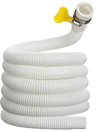 rongweiwang Laundry Room Washing Machine Hose Drain Pipe Extension Tube Accessories, 1m