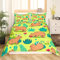 Homewish Nette Capybaras Bettwäsche 135x200,Cartoon Stil Bettbezug für Kinder Jungen,Lustige Capybaras Vögel Bettwäsche Set Kawaii Zimmer Dekor für Teens Mädchen,Schöne Nagetiere Tiere Bett Set