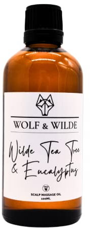 Wilde Teebaum & Eukalyptus Kopfhaut Massageöl 100 ml | rein mit ätherischen Ölen hergestellt