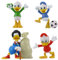 Mickey Mouse and Friends 3D-Figuren – sehr detaillierte Miniatur-Figuren zum Sammeln, perfekt für Kuchenaufsätze, 5 cm, Huey, Dewey, Louie und 6,3 cm, 6 cm Scrooge McDuck, 4 Stück