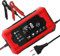 Chargeur de Batterie Voiture, TIPOW-Tech Chargeur Batterie Moto Intelligent 12V 10A avec écran LCD et Fonction de Maintenance, Multi-Protection, pour Voitures, Motos, Camions/AGM/Gel/Wet/SLA
