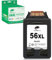 COLORETTO 56 XL (1 Schwarz) Wiederaufbereiteter Ersatz für Druckertintenpatrone für HP 56XL für Deskjet 3320 3325 3420 3520V 3550 3650 Officejet 4215 Pro 3610 PSC 1210 1310 1315 Druckers