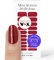 Miss Sophie - Pellicola protettiva in gel UV per unghie Parigi je T'aime UV I 20 strisce UV gel per unghie, tinta unita, per unghie e piedi