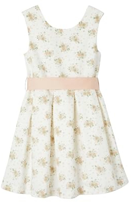 VERTBAUDET Robe de cérémonie Fille Motifs Fleurs Aquarelle à la Base Rose imprimé 8A