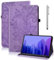 TUOLISG Hülle für Fire HD 10 2019/2018/2017/2016, Slim PU Leder Case Etui kompatibel für Amazon Fire HD 10 Tablet (9. Gen 2019 & 7. Gen 2017) mit Smart Auto Schlaf Wach -Lila