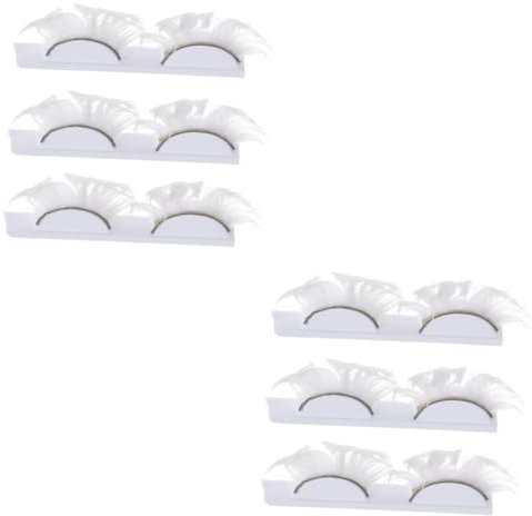 FRCOLOR 2sets Luxury False Eyelashes Dense Cluster Lashes Makeup Extensions Perfect for Parties Beautiful Eyes 3pair*2
