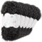 Frida's Wollhaus Rico Design 5 x 50 g Creative Bubble Schwammgarn Wolle Stricken Häkeln 57 Farben (012 | Schwarz)