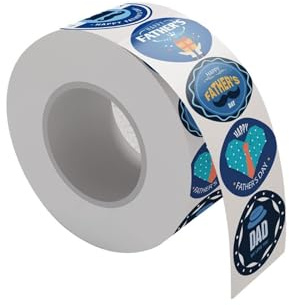 Vatertags-Etiketten für Zuhause, Party, Gastgeschenk, temporäre Etiketten für Vatertag, Wickelaufkleber