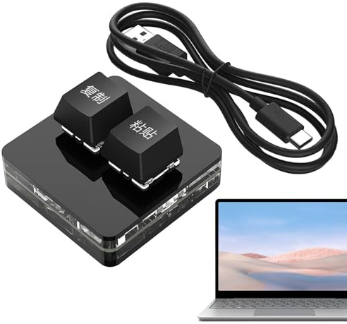 Zunishaone Tastiera da a 2 tasti Hot Swap, mini tastiera USB
