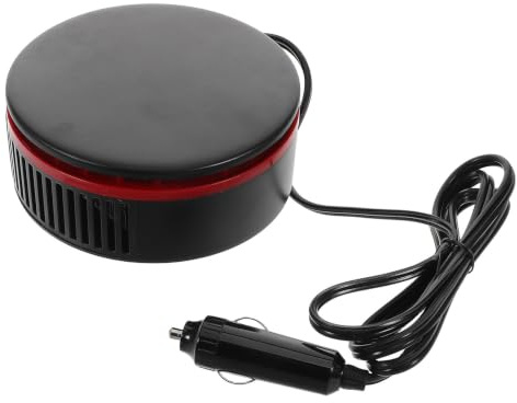 NUOBESTY Chauffage Voiture 12v 150w pour Dégivrage et Désembuage Pare-brise, Portable avec Prise Allume-cigare en Abs pour Conduite Sécurisée en Hiver