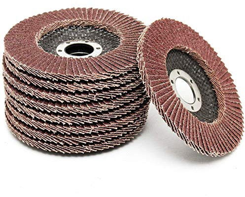 Garden Mile® - Disco abrasivo per smerigliatura, 115 mm, 80 GRIT, 8