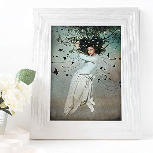 Cathrin Welz-Stein Hochwertiger Kunstdruck Poster Print – Fly - Künstlerin A3 – 297mm x 420mm Badezimmer Deko Bilder Wohnzimmer Poster & Kunstdrucke | Lieferung ohne Rahmen