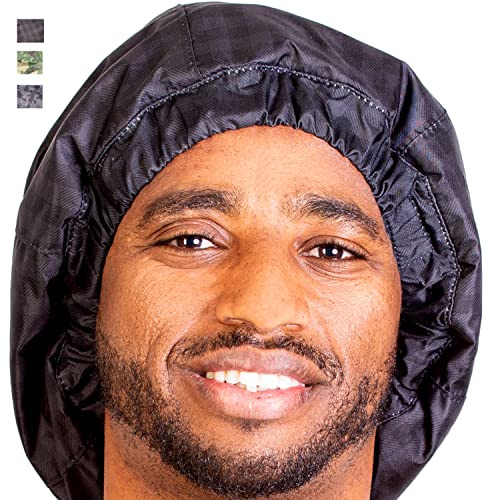 Bonnet de douche noir pour homme