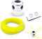 Cabezal de Aluminio Universal recortador de Nailon recortador de Cinta para la Cabeza cordón de recortador, Llave, con Cuerda de deshierbe de 10 m
