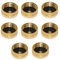 YOUHO Propane Tank Cap Solid Brass Refill 1lb for Outdoor Camping Stove Cooking, FengJin Propane Cap to Prevent Gas Leaking, Propane Bottle Cap with Brass Construction(8 Packs)